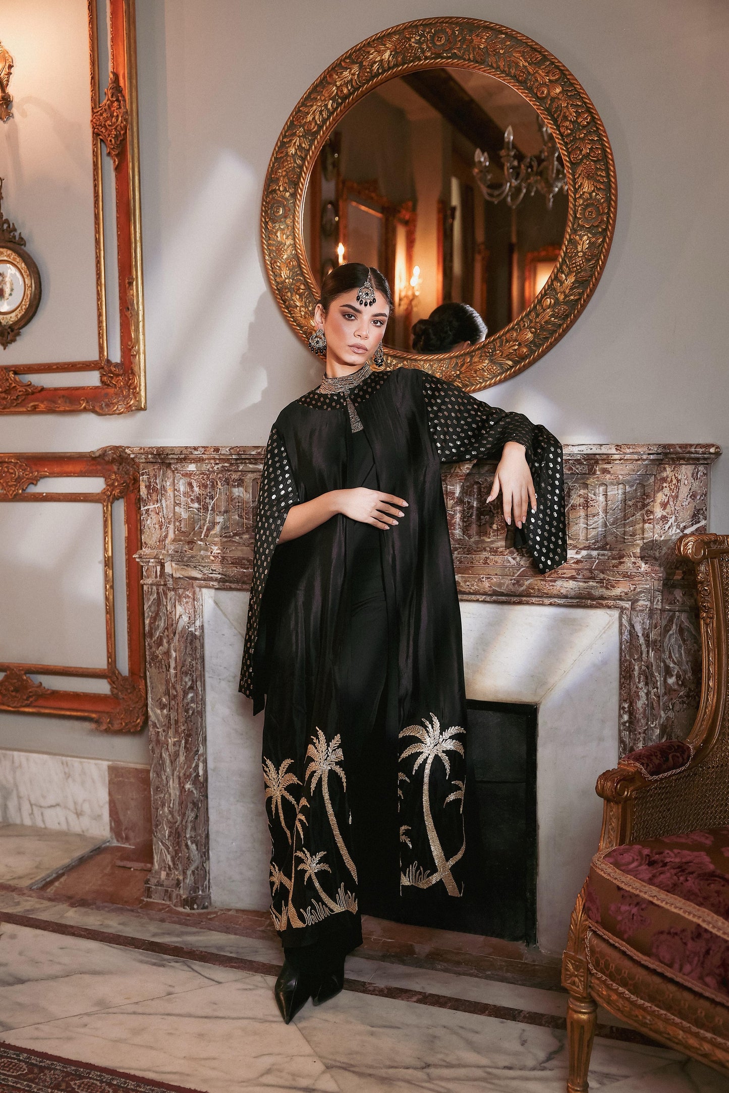 The Palm luxury kaftan