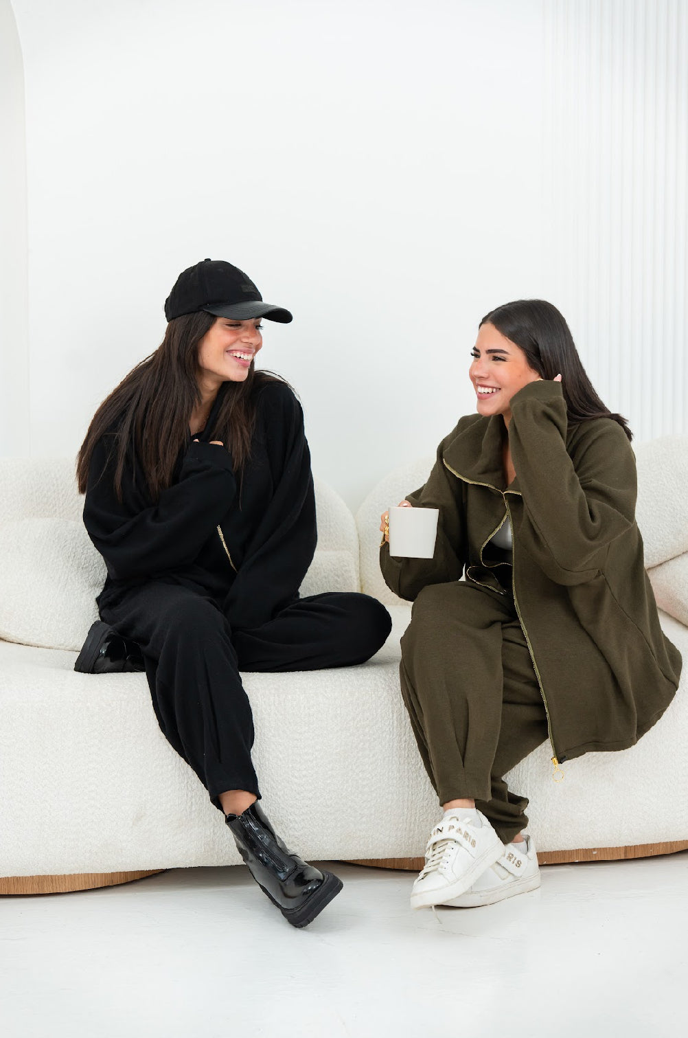 Serra Black Tricot Set