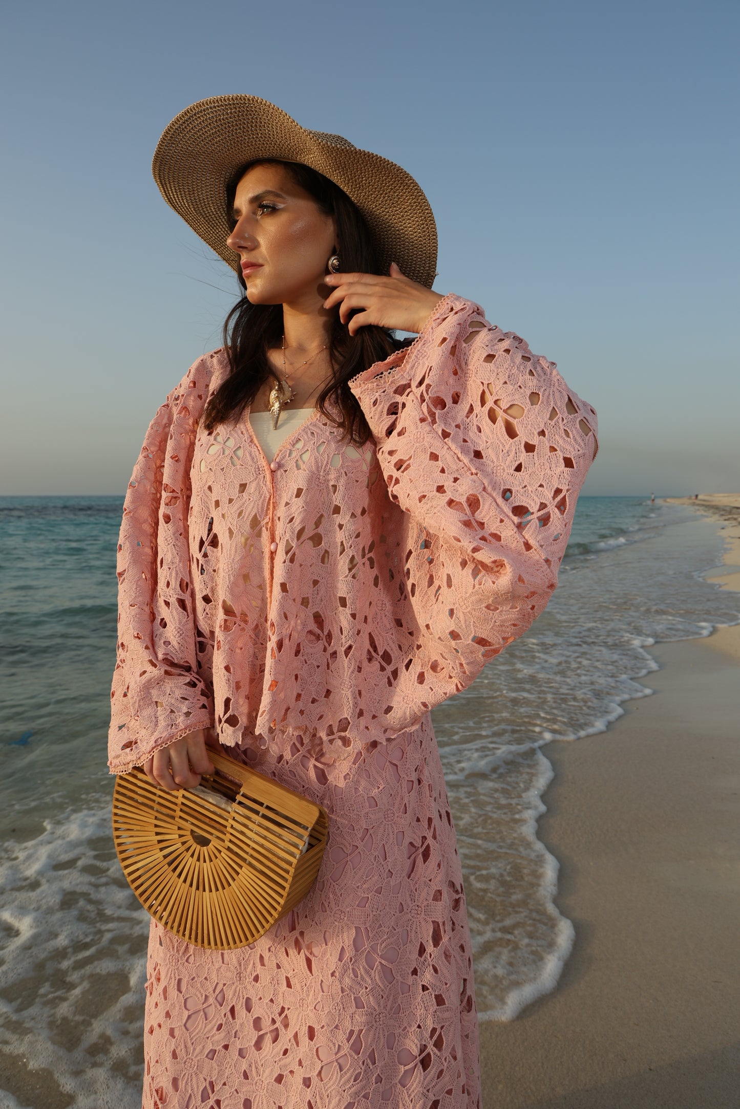 Gebur powder pink blouse