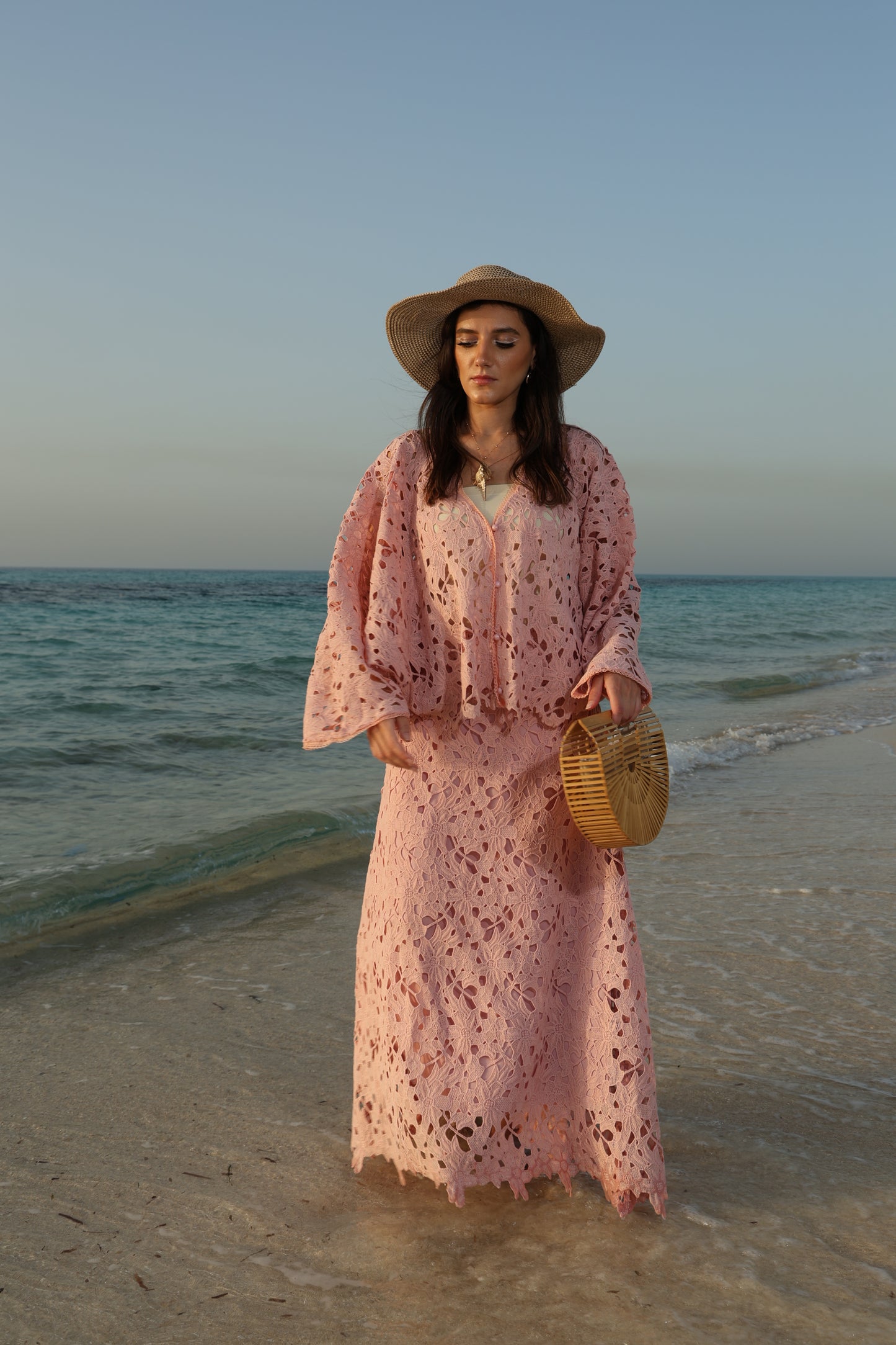 Gebur powder pink blouse
