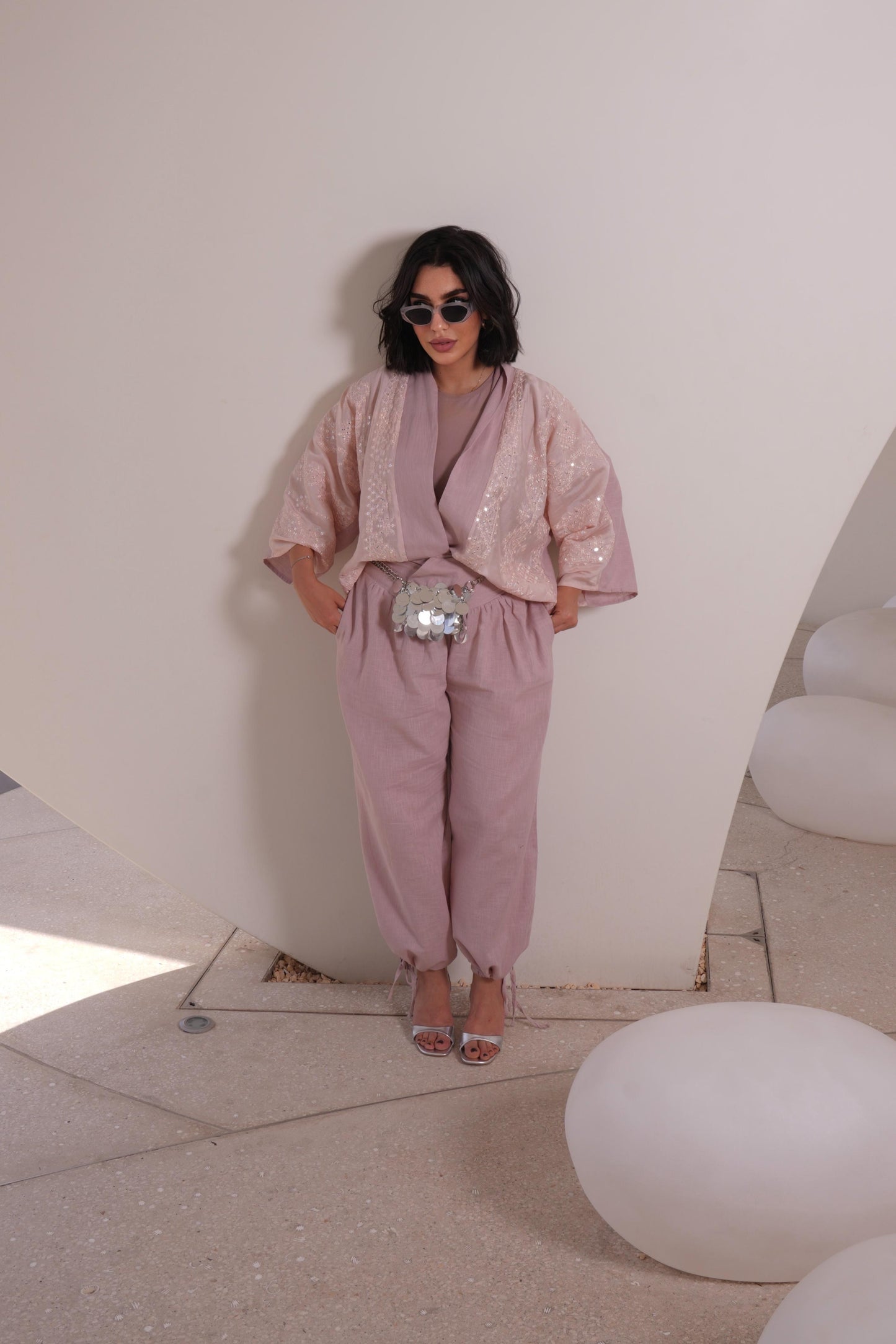 Powder Pink Kimono