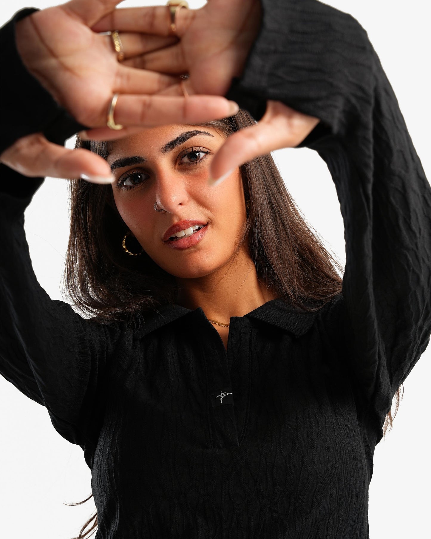 Black Jakar Fit Polo Shirt In Black