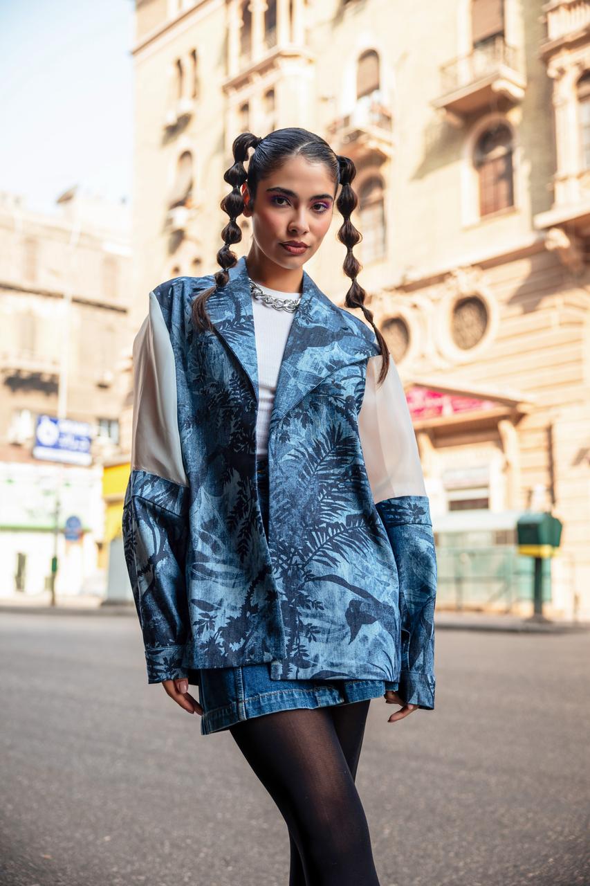Blue waves jacket