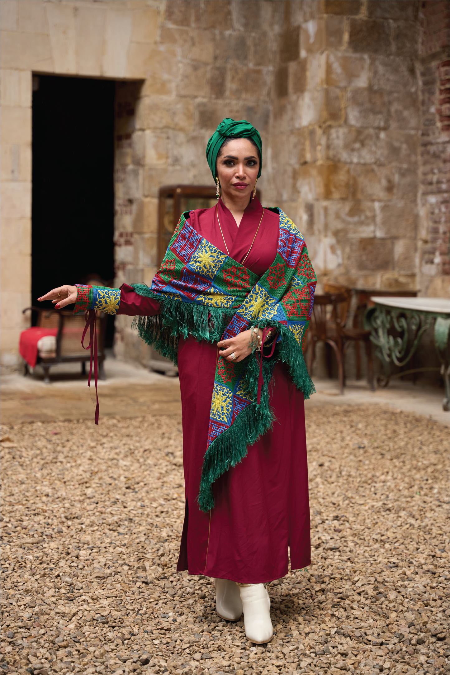 Red Abaya