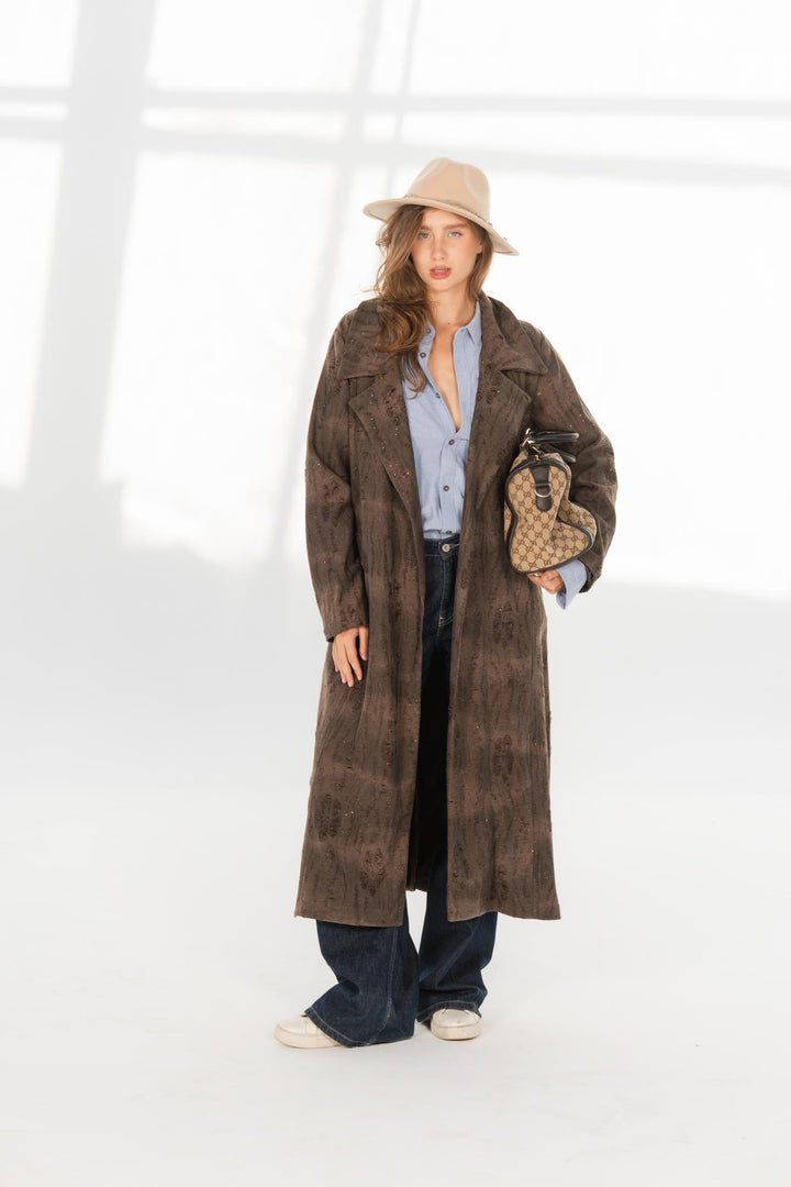 Brown Monaco luster coat
