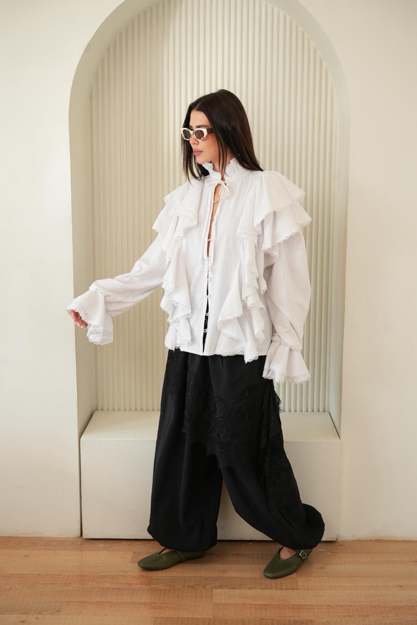 Volant blouse