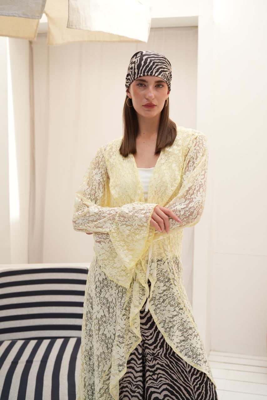Butter yellow sunveil cardigan