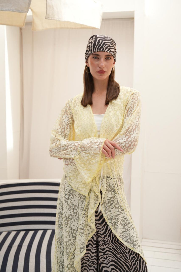 Butter yellow sunveil cardigan