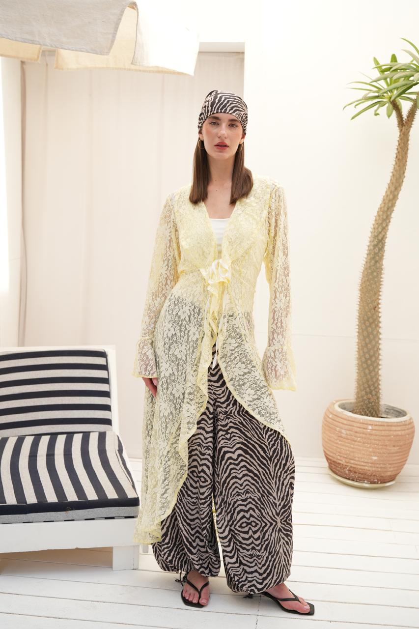 Butter yellow sunveil cardigan