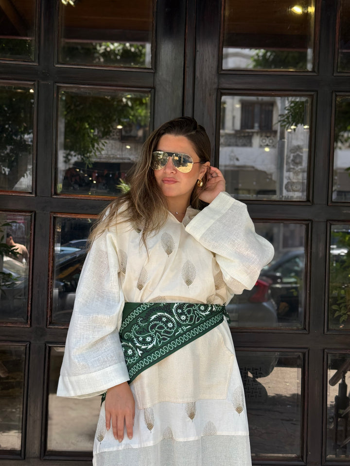 sea leave long shirt with hood