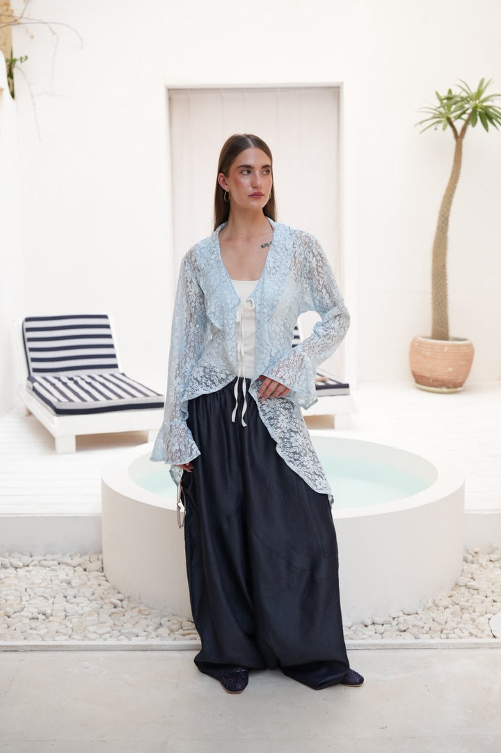 Blue sunveil cardigan