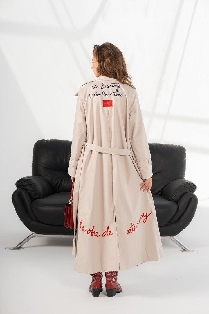 Beige Longline Amor coat
