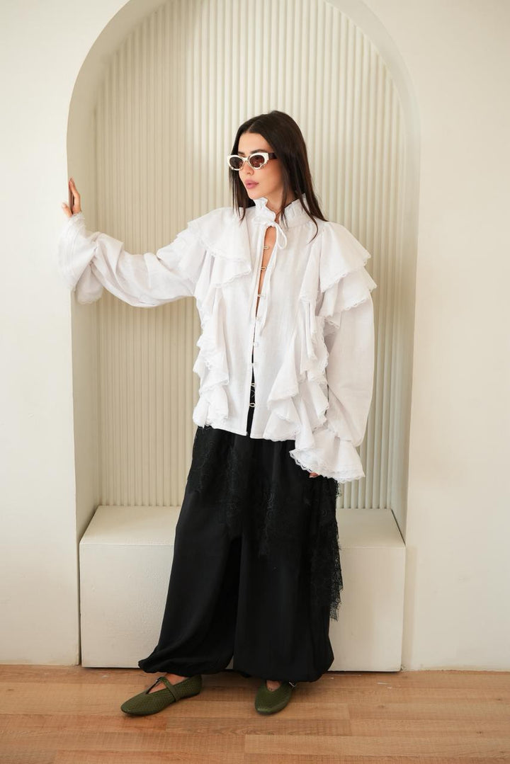 Volant blouse