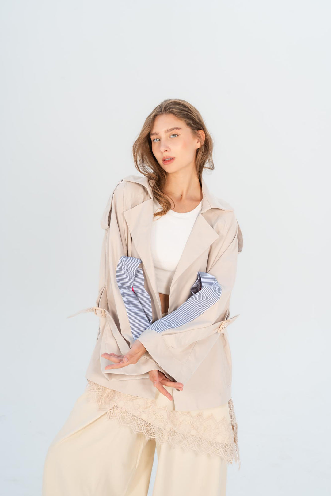 London split-sleeve jacket
