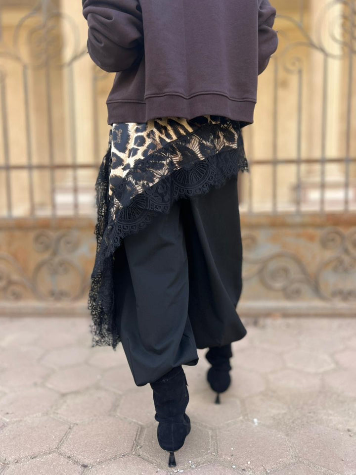 Leopard Dantelle Skirt Extension
