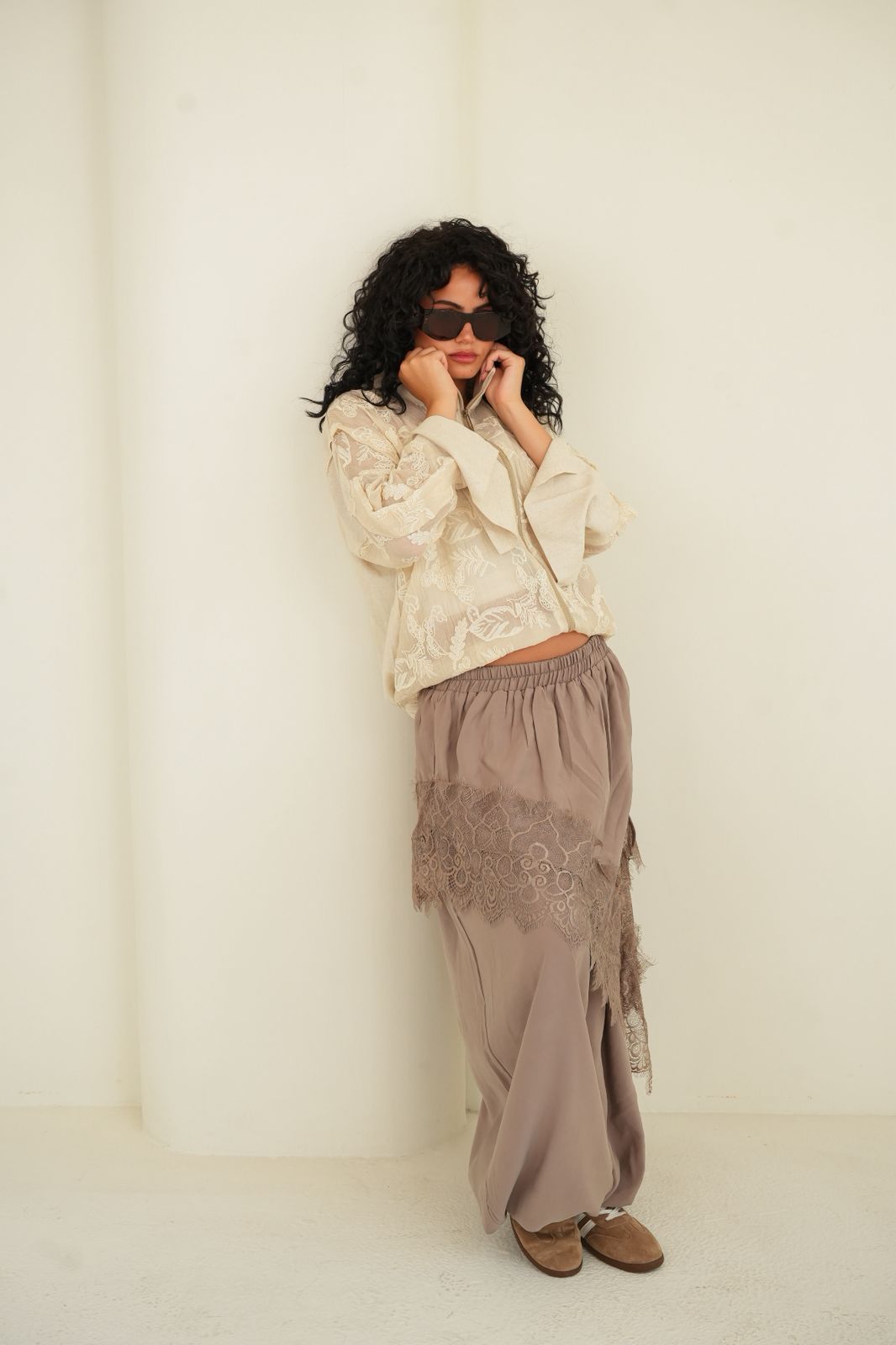 Eclat de lin bomber jacket