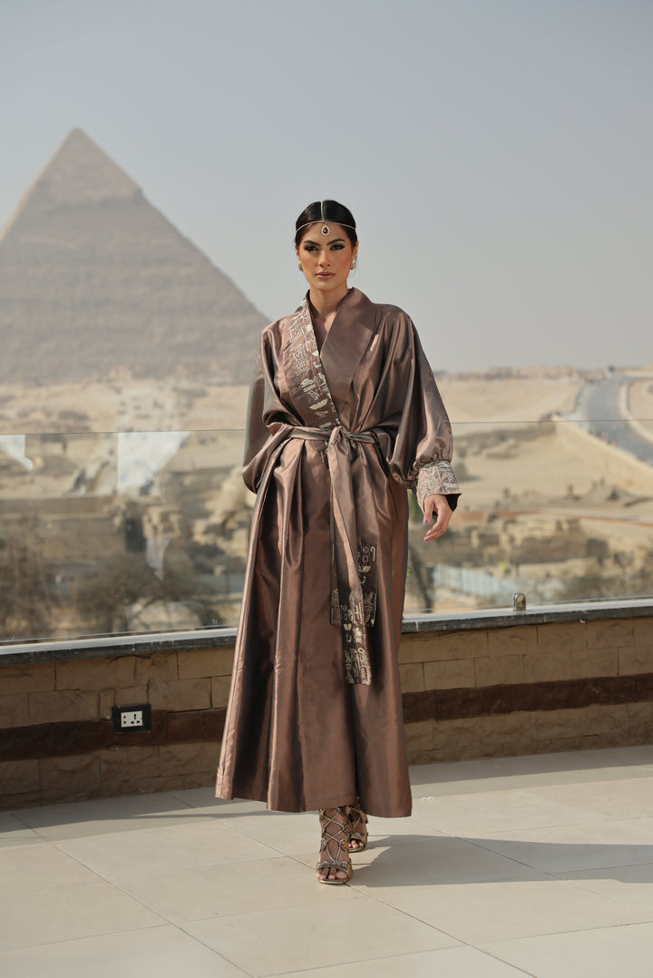 Nude Motif kaftan