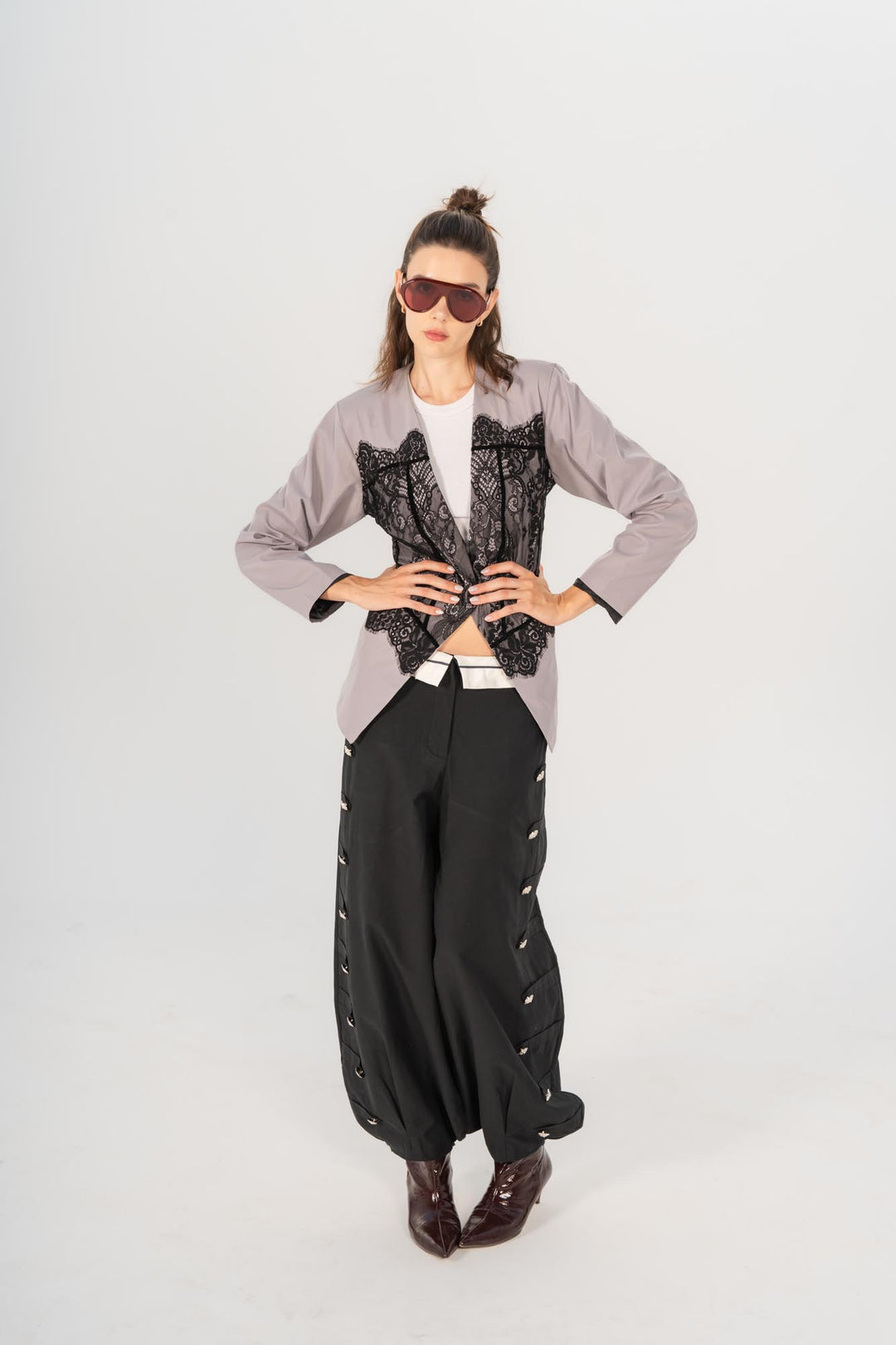 Vienna lacework blazer