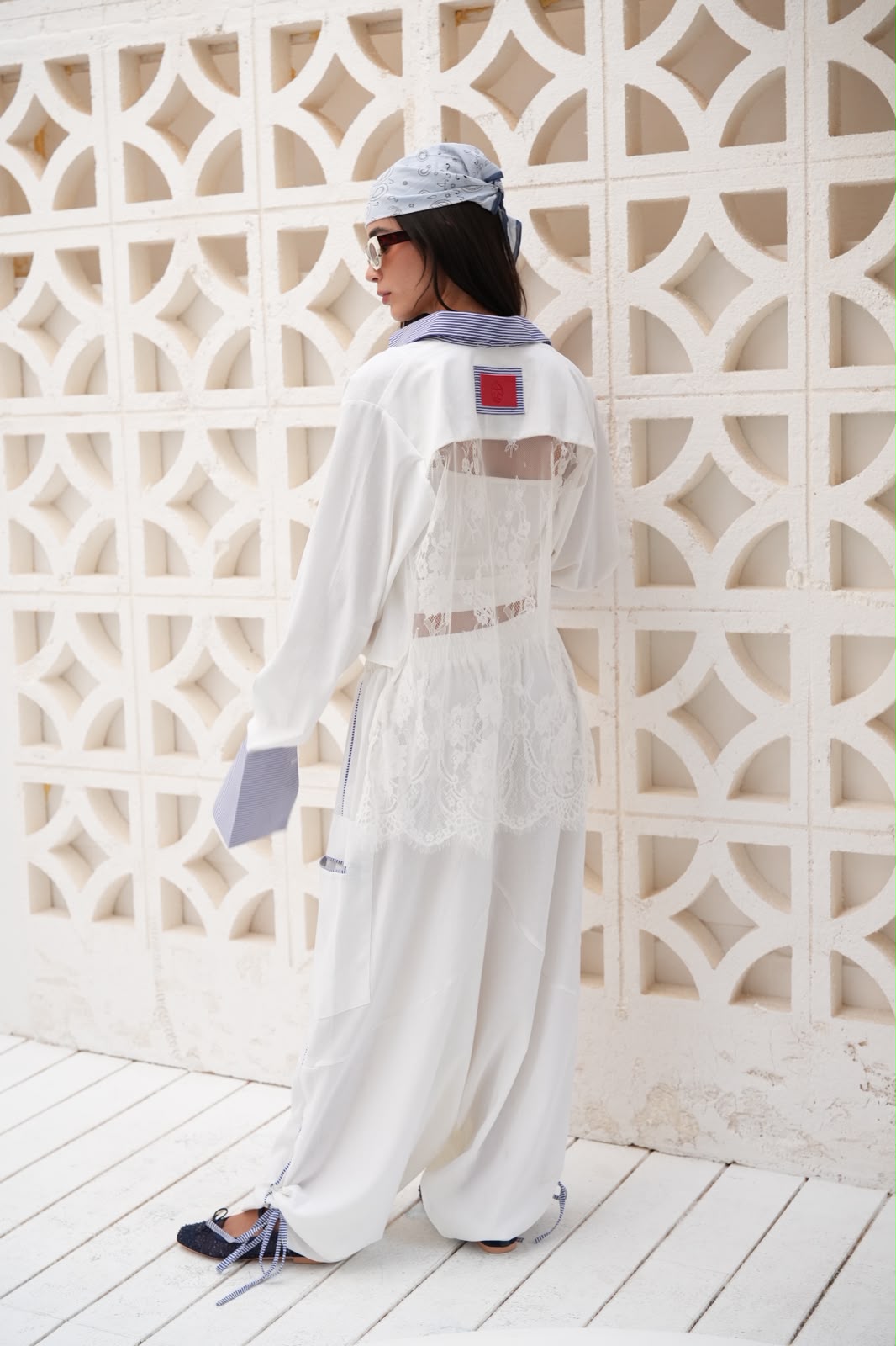 White Reviera set