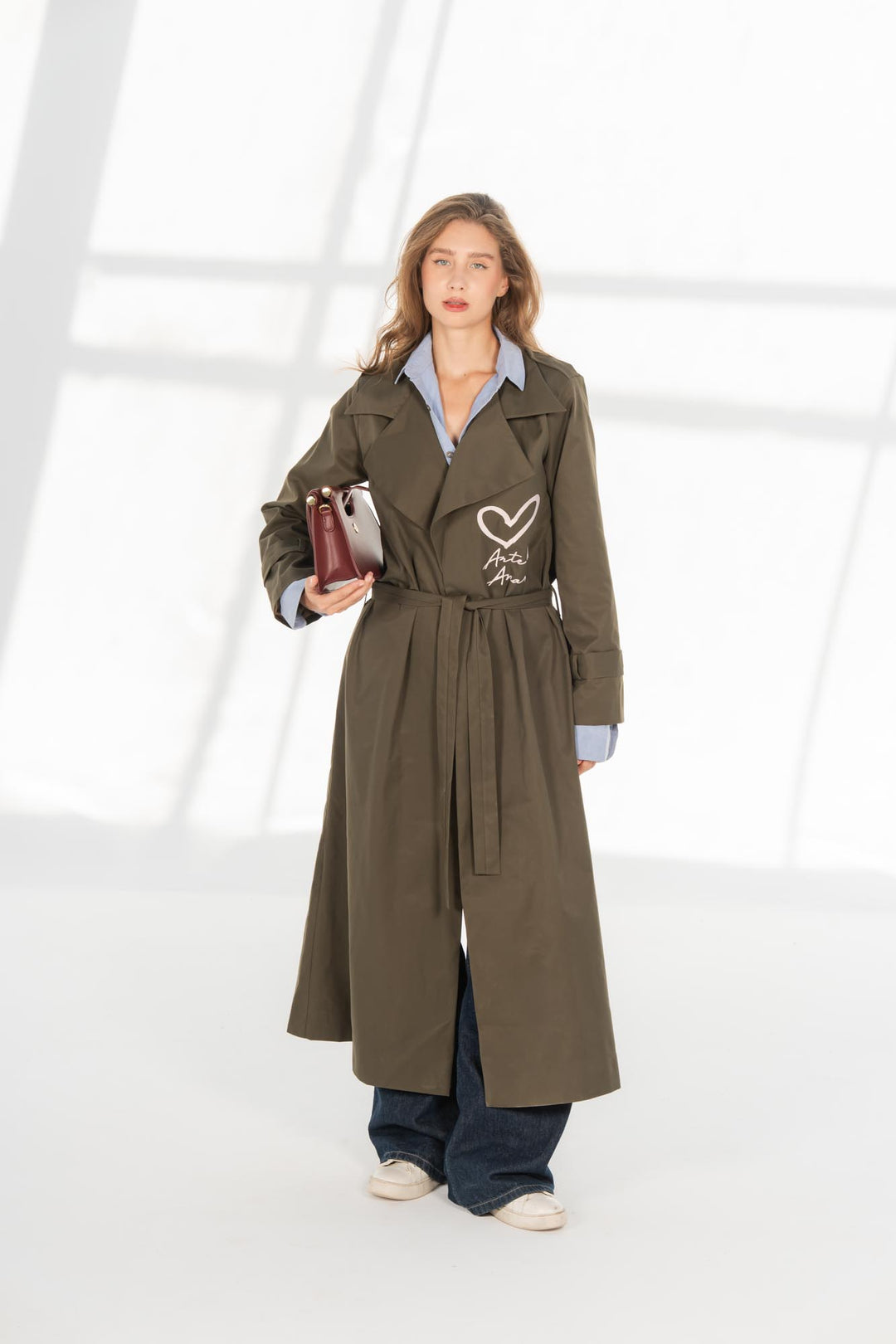 Olive longline Amor coat