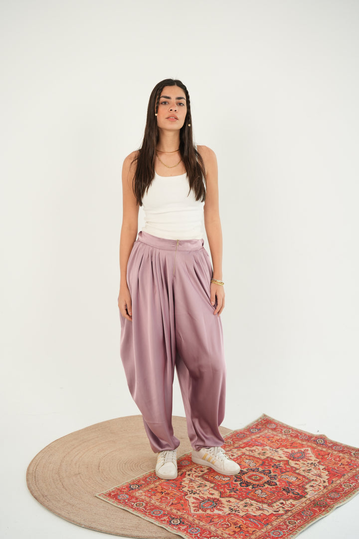 Silk pleats sherwal