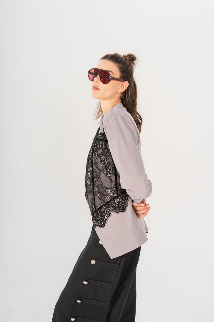 Vienna lacework blazer