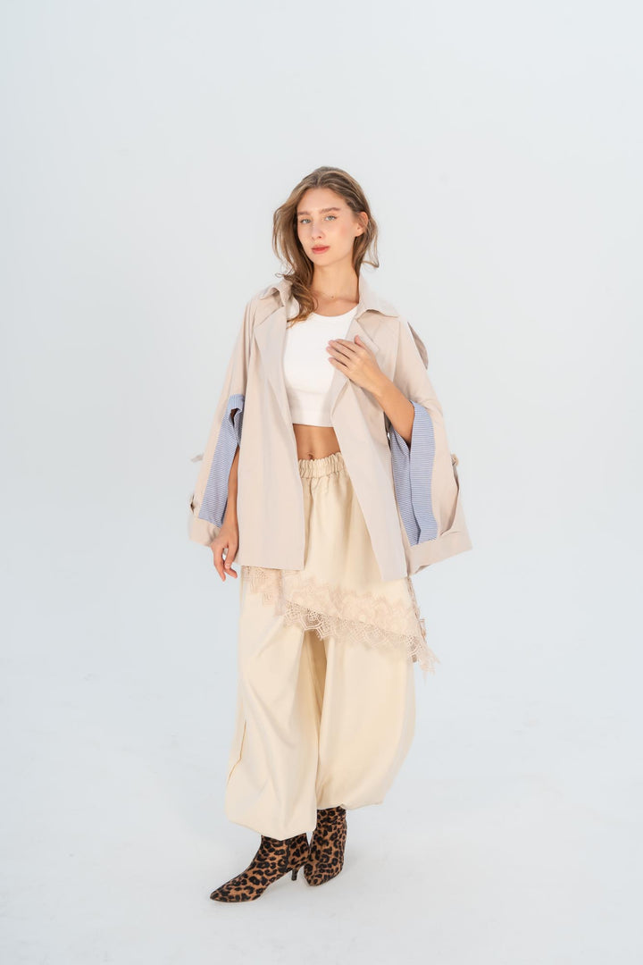 London split-sleeve jacket