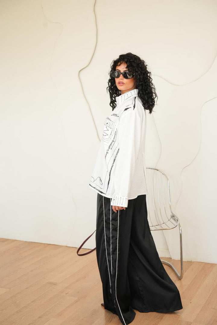 Doodle grace blouse