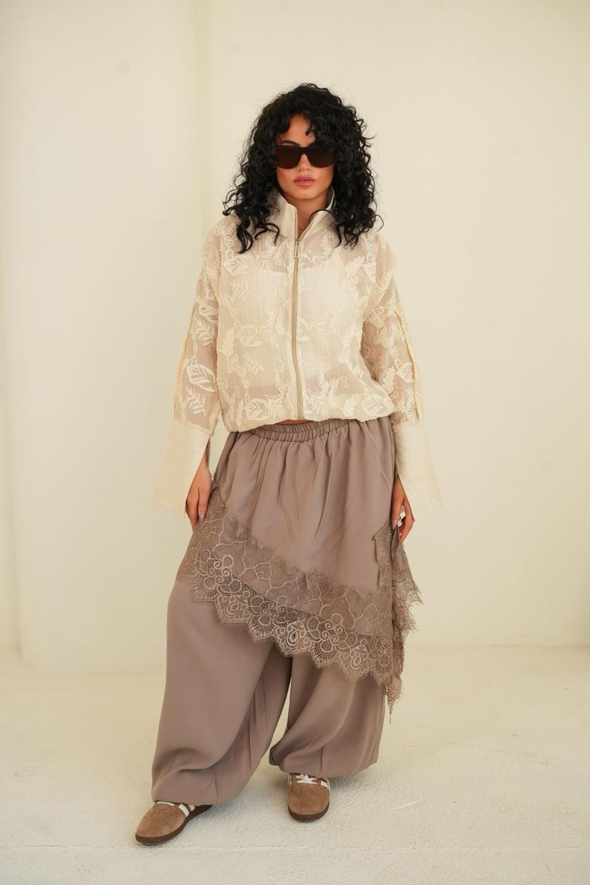 Eclat de lin bomber jacket