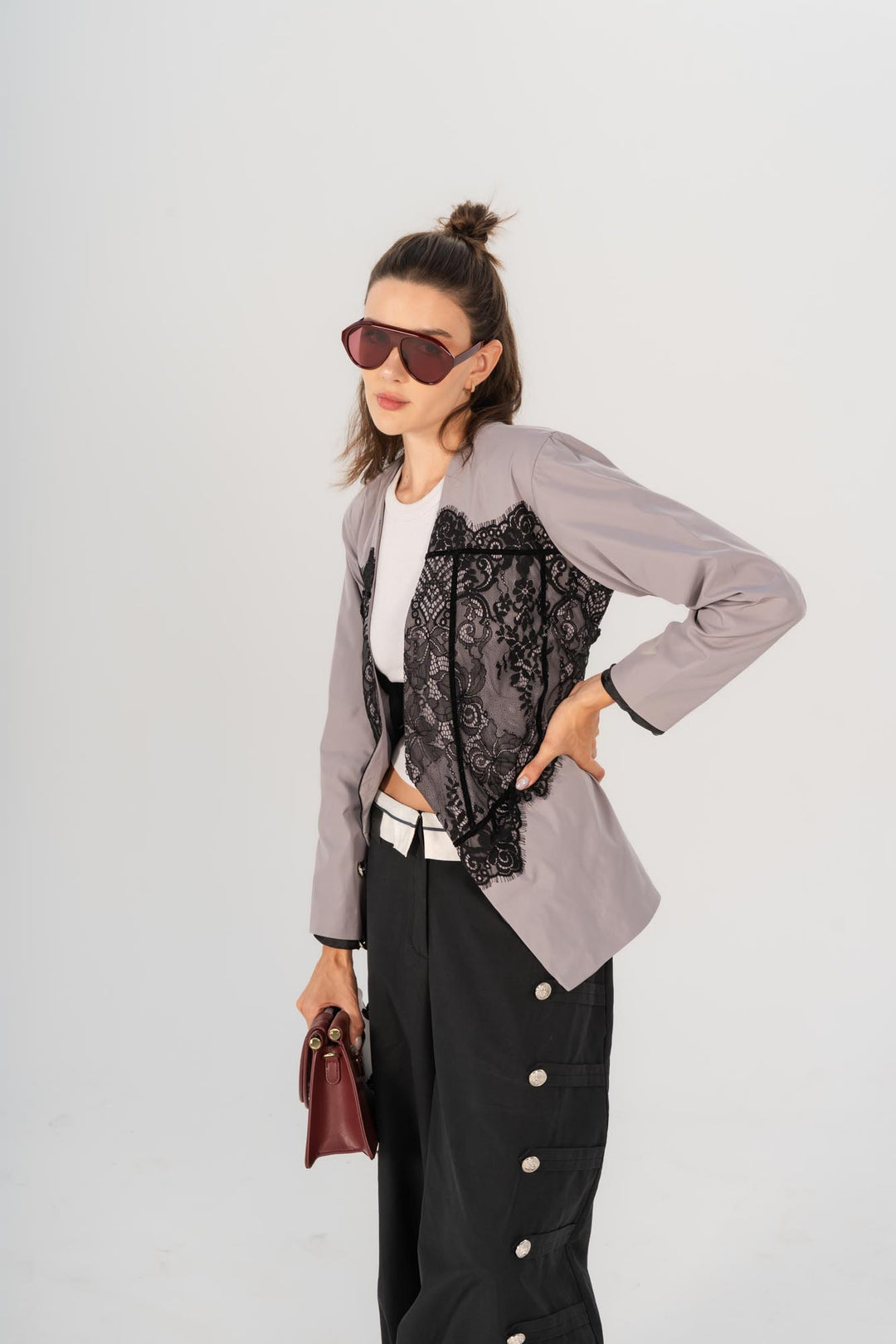 Vienna lacework blazer