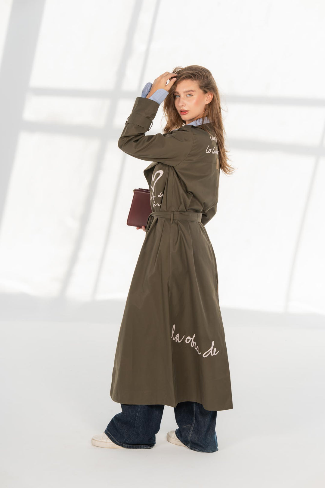 Olive longline Amor coat