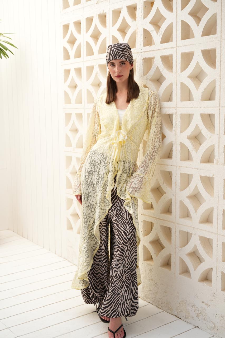Butter yellow sunveil cardigan