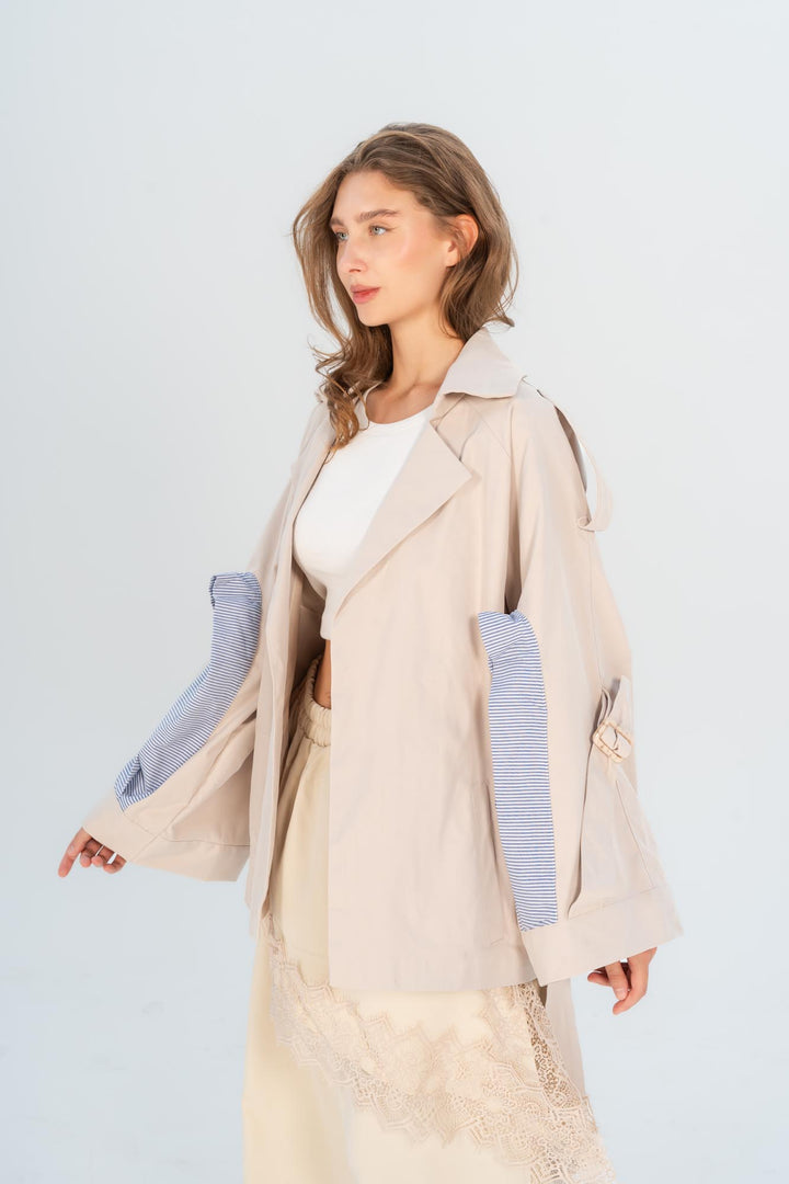 London split-sleeve jacket