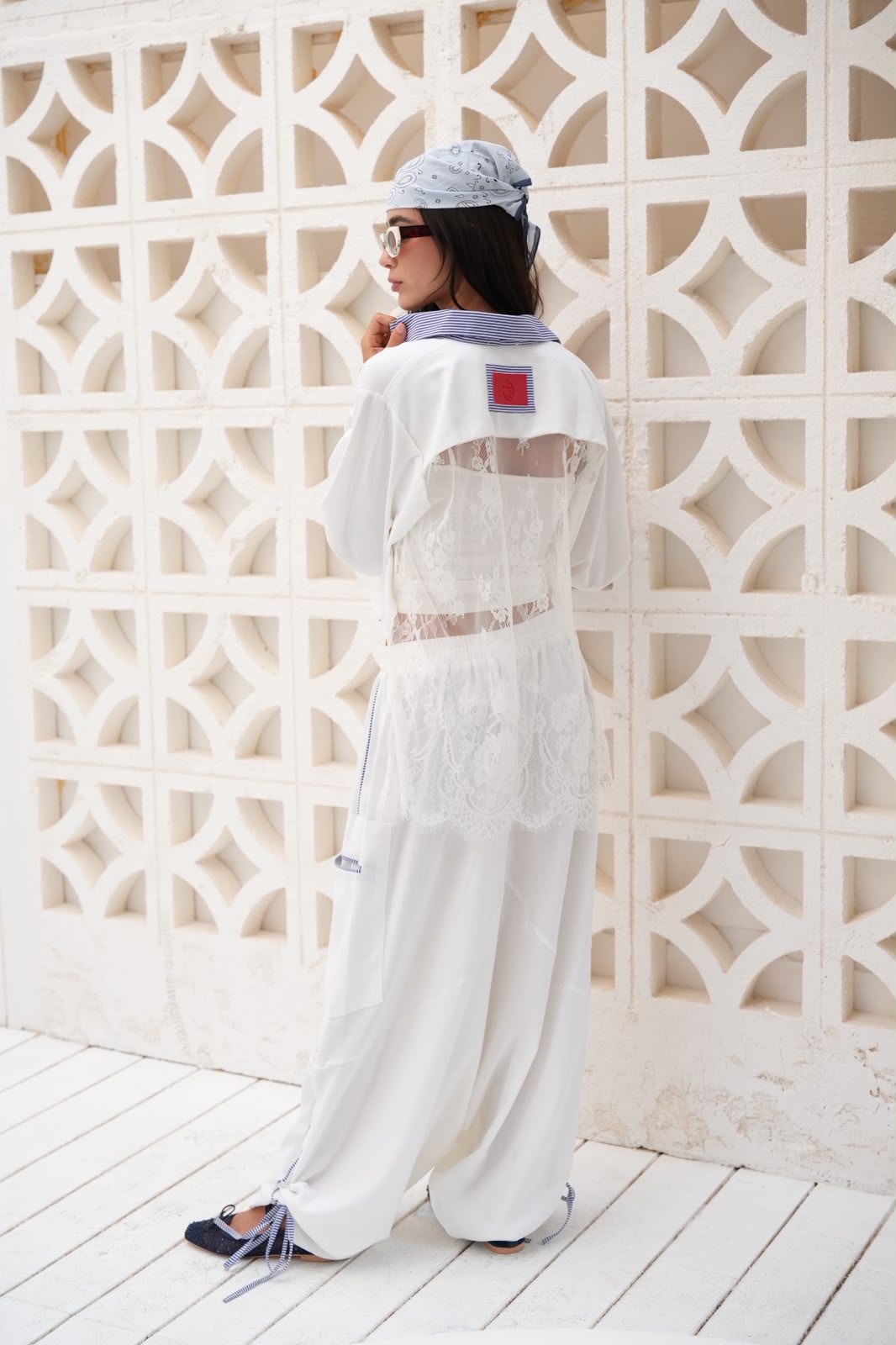 White Reviera set
