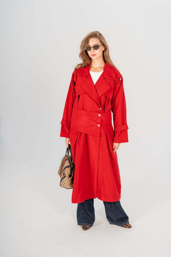 Paris buttoned up coat