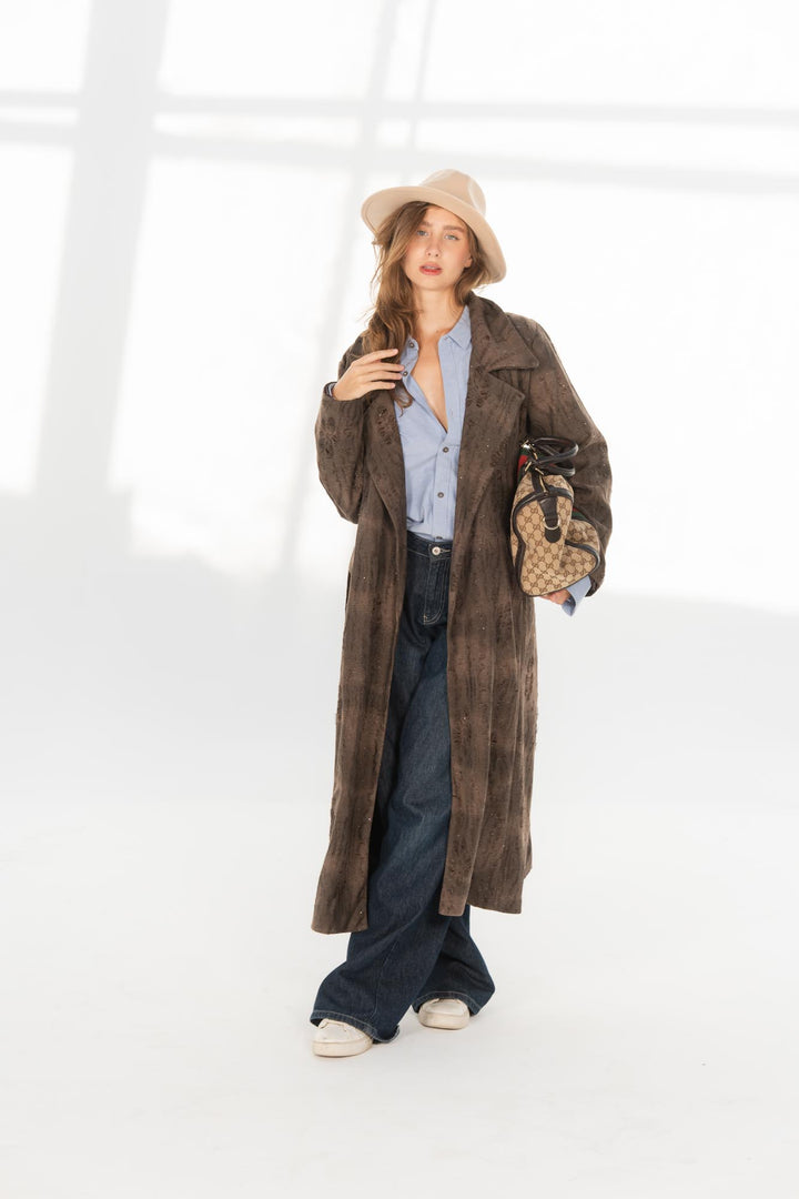Brown Monaco luster coat