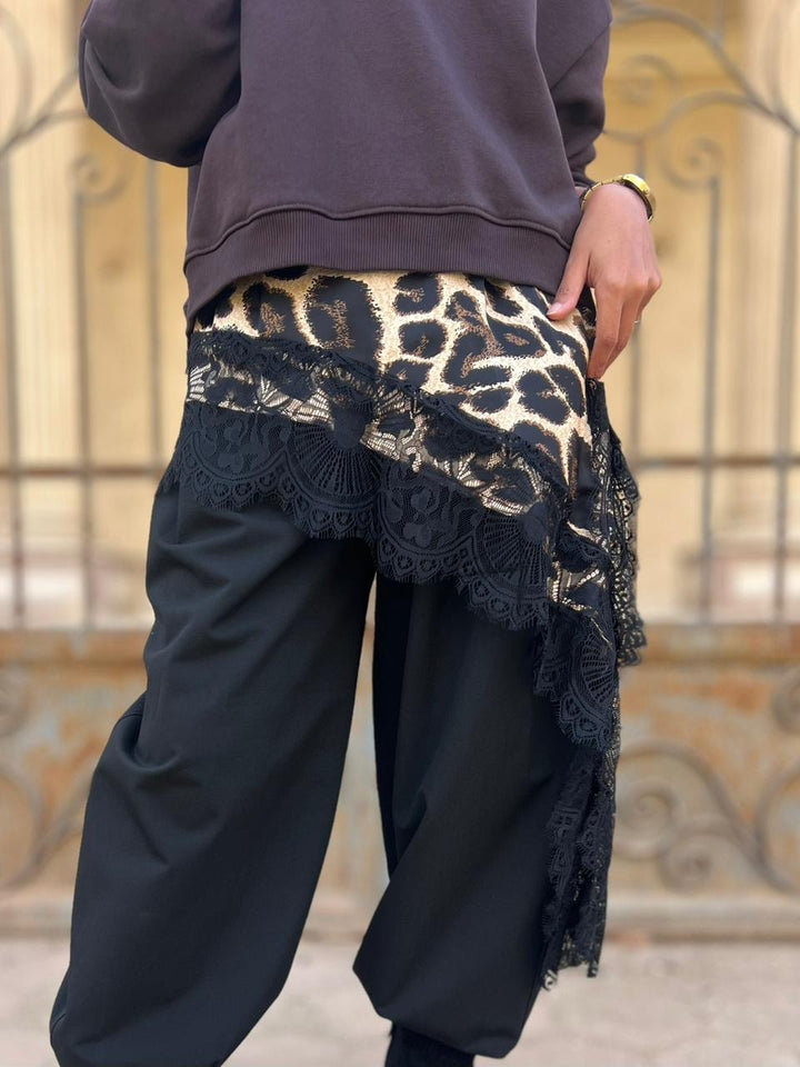Leopard Dantelle Skirt Extension