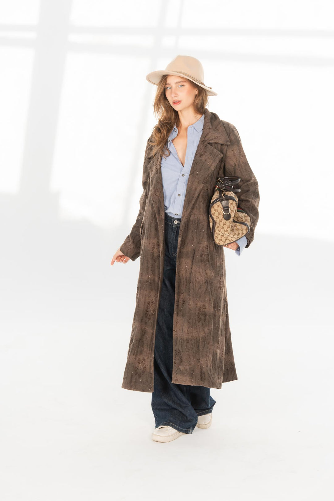 Brown Monaco luster coat