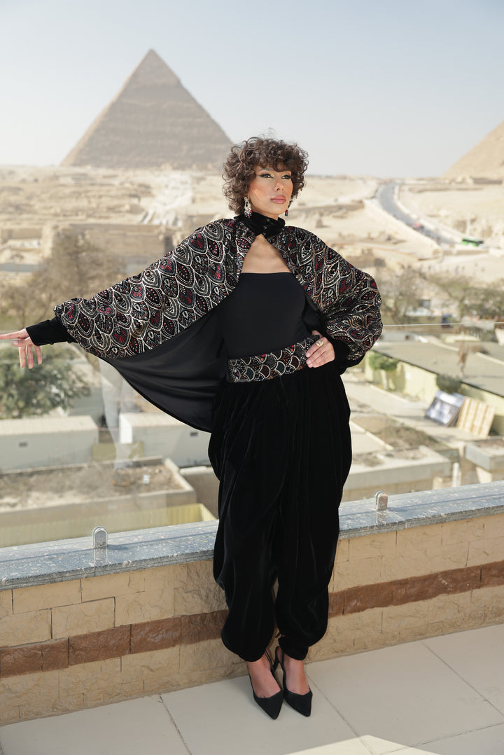 The Royal set (cape +pants)