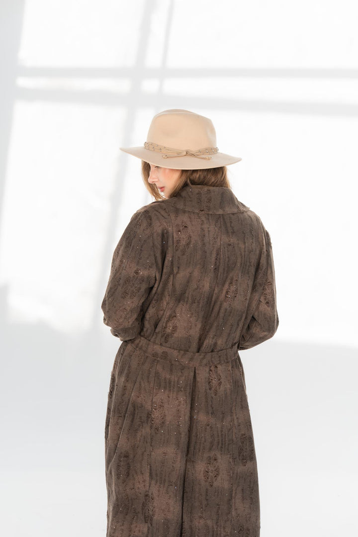 Brown Monaco luster coat