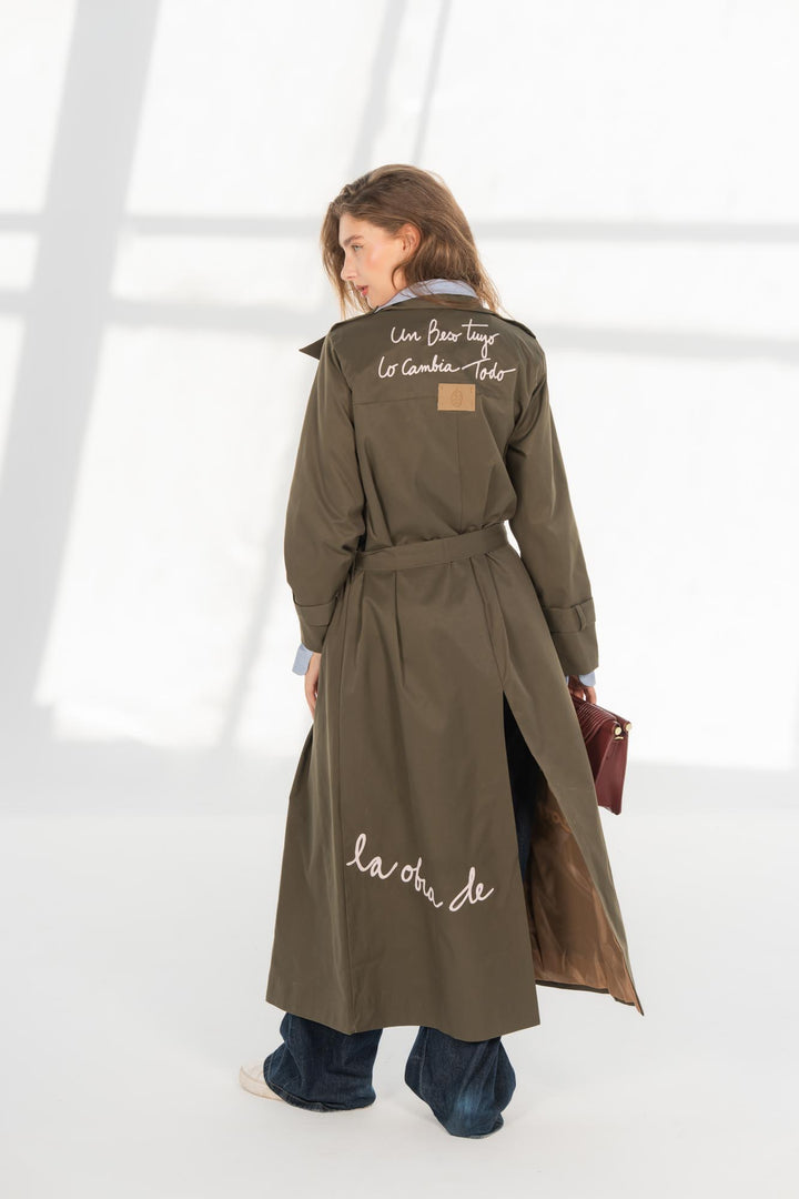 Olive longline Amor coat