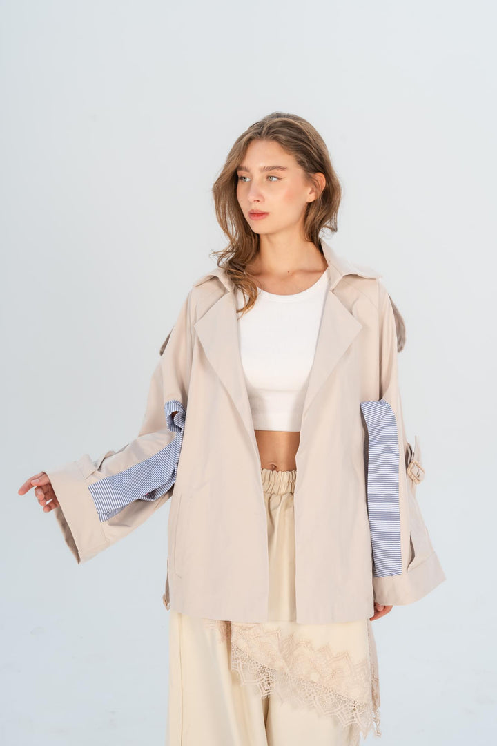 London split-sleeve jacket