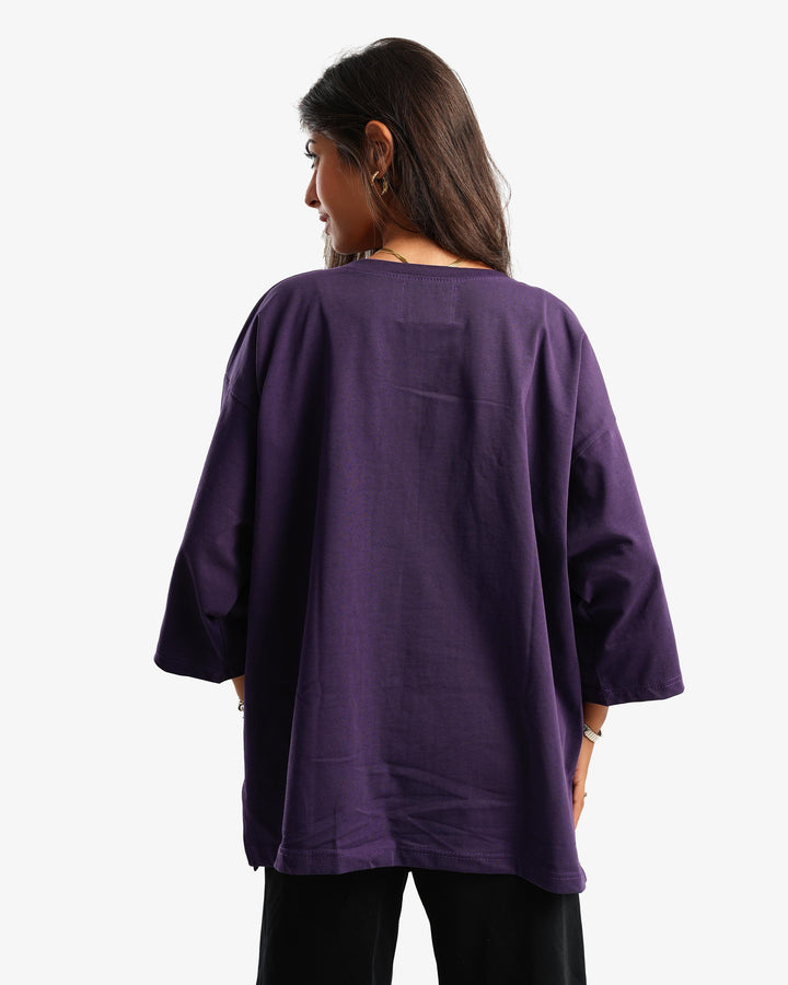 The Unisex Chillfit Tee In Dark Purple