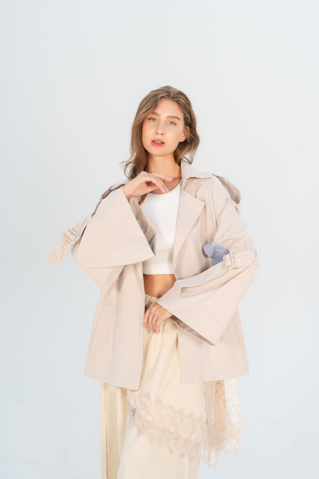 London split-sleeve jacket
