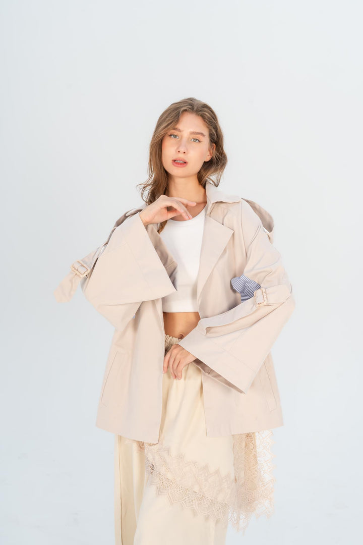 London split-sleeve jacket