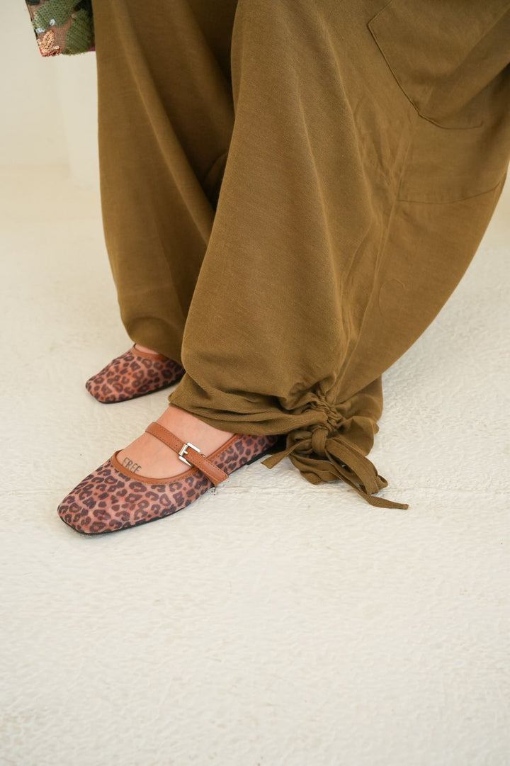 Olive ballon pants
