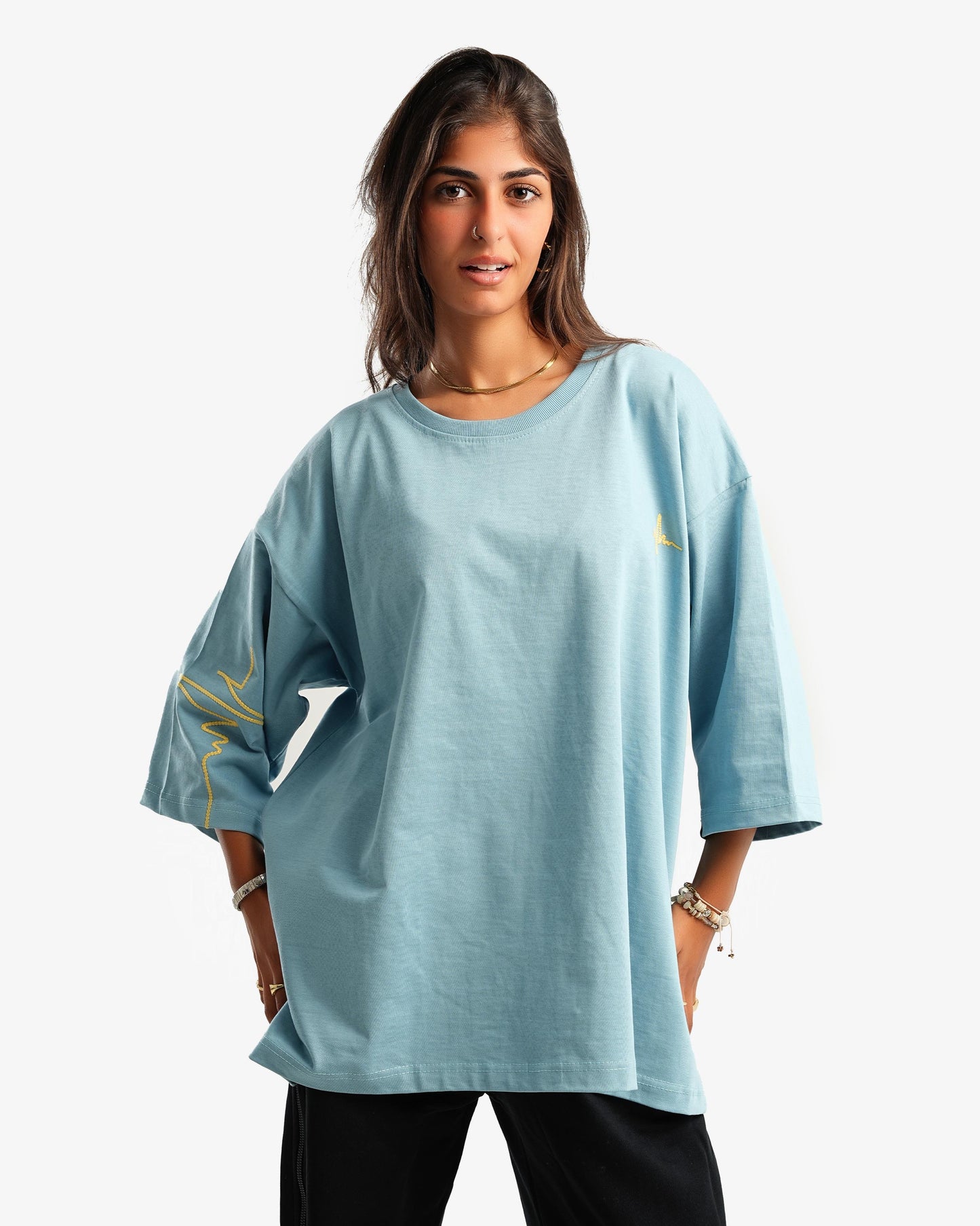 The Unisex Chillfit Tee in chill blue