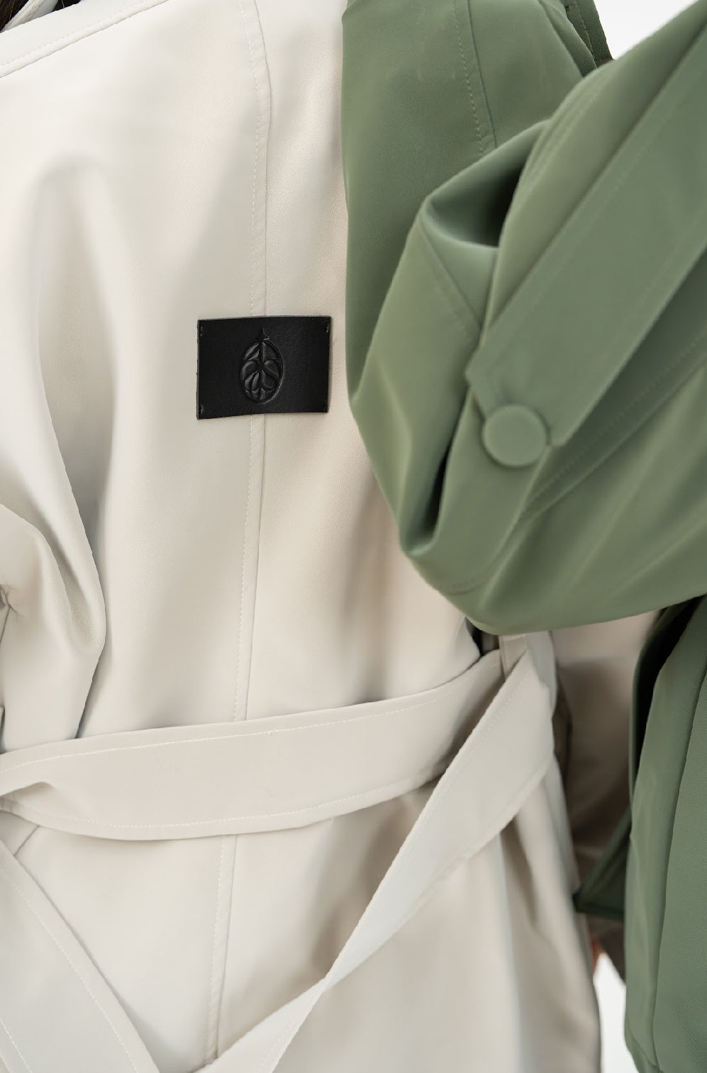 Elara Creamy Leather Jacket