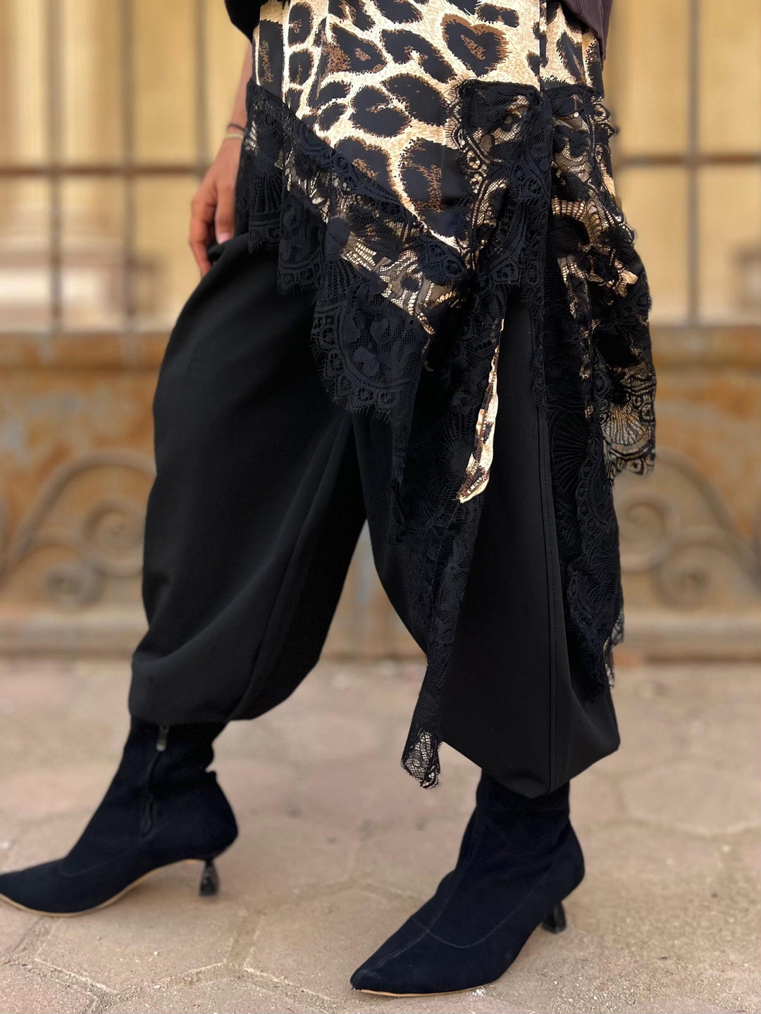 Leopard Dantelle Skirt Extension