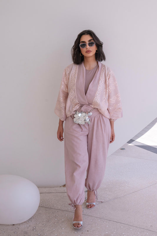 Powder Pink Kimono